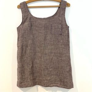 Linen Tank Top Blouse